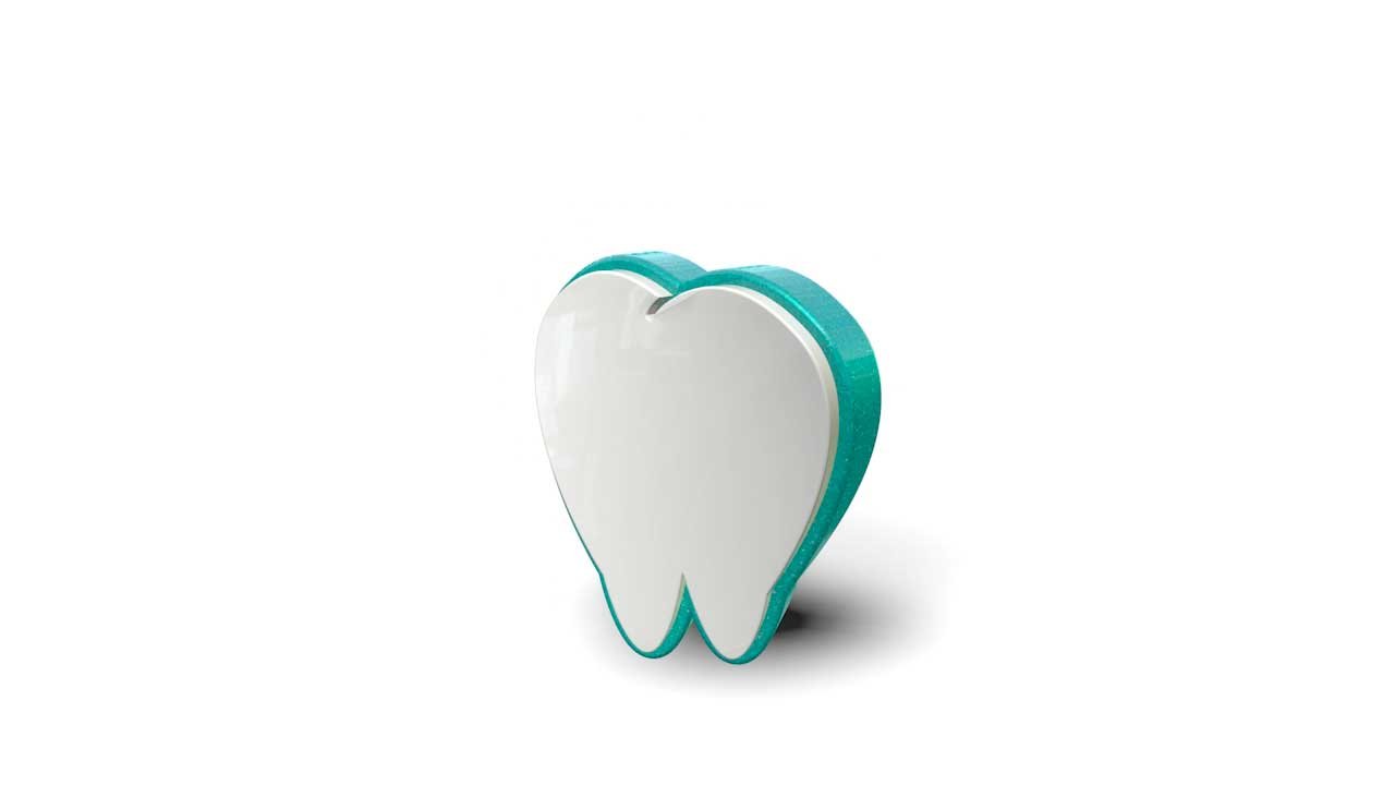 3D logo teeth animation 1 - Portfolio
