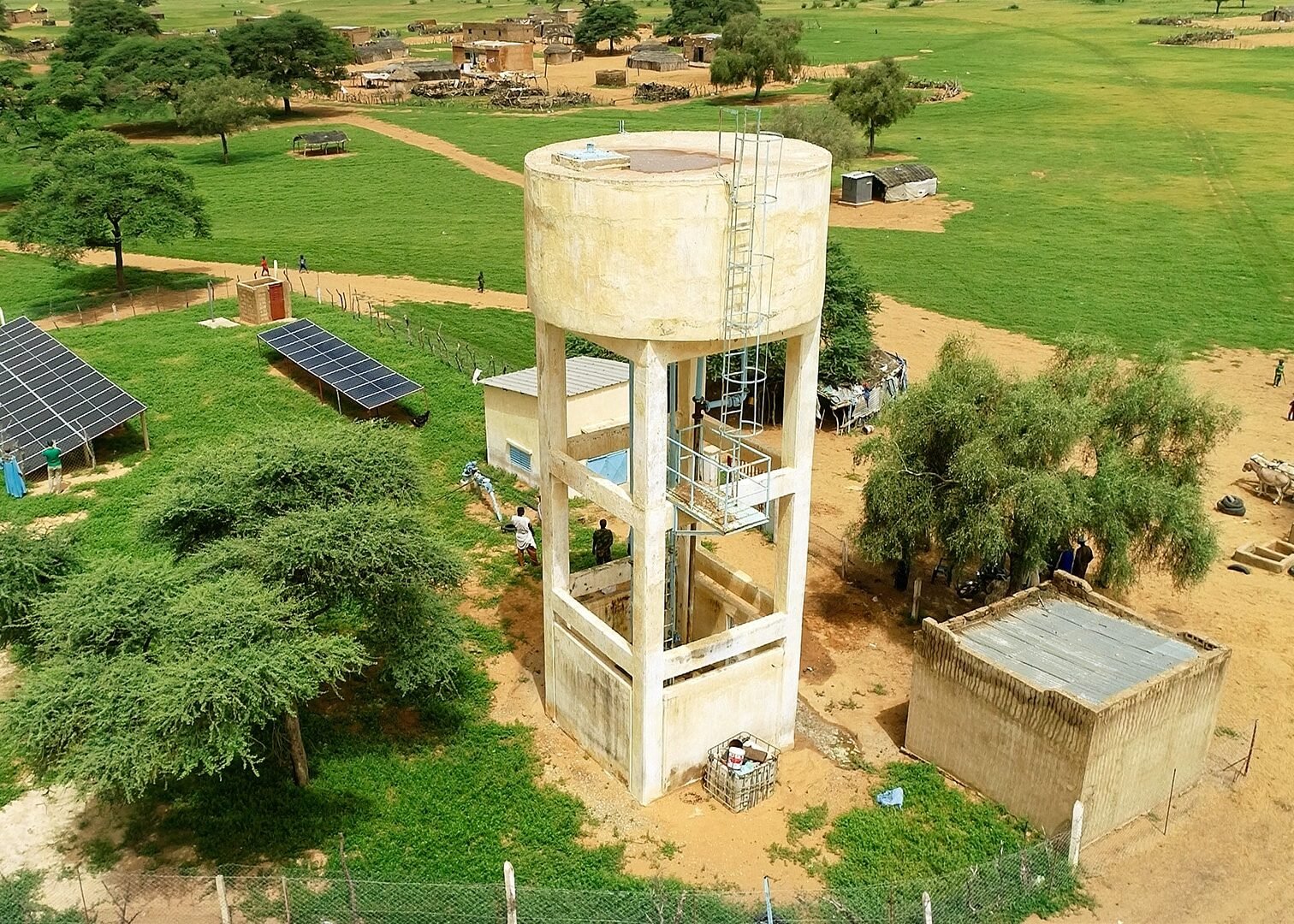 Aerial drone filming for an NGO project in Senegal.