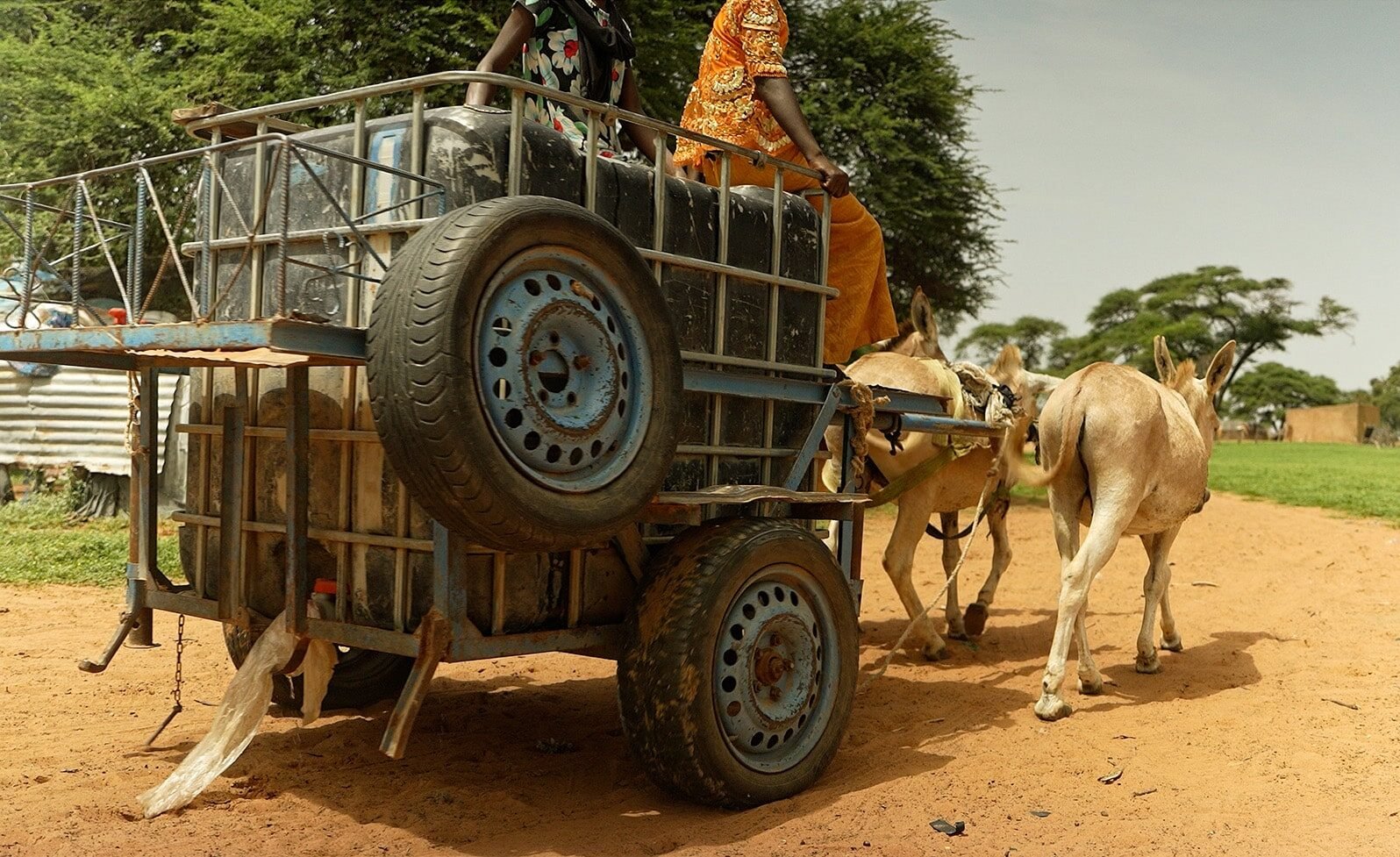 Filming session for an NGO project in a village in Senegal.